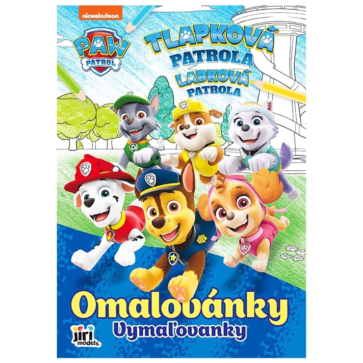 Omalovánky, samolepkové knížky