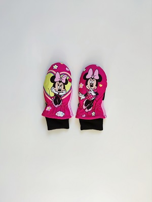 Dívčí zimní rukavice disney MINNIE světle růžové