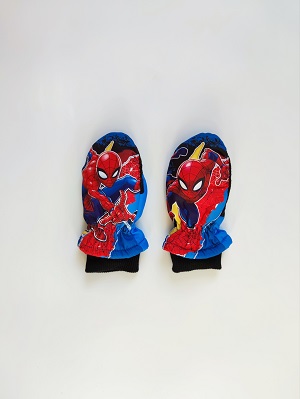 Chlapecké zimní rukavice SPIDERMAN palčáky - tmavě modré