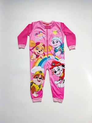 Dívčí overal TLAPKOVÁ PATROLA růžový