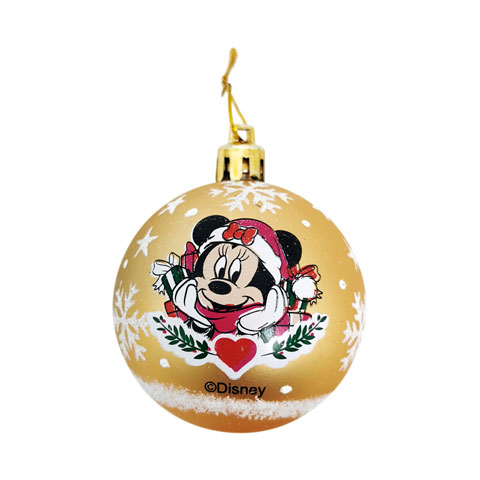 Vánoční baňky MICKEY 10ks zlaté