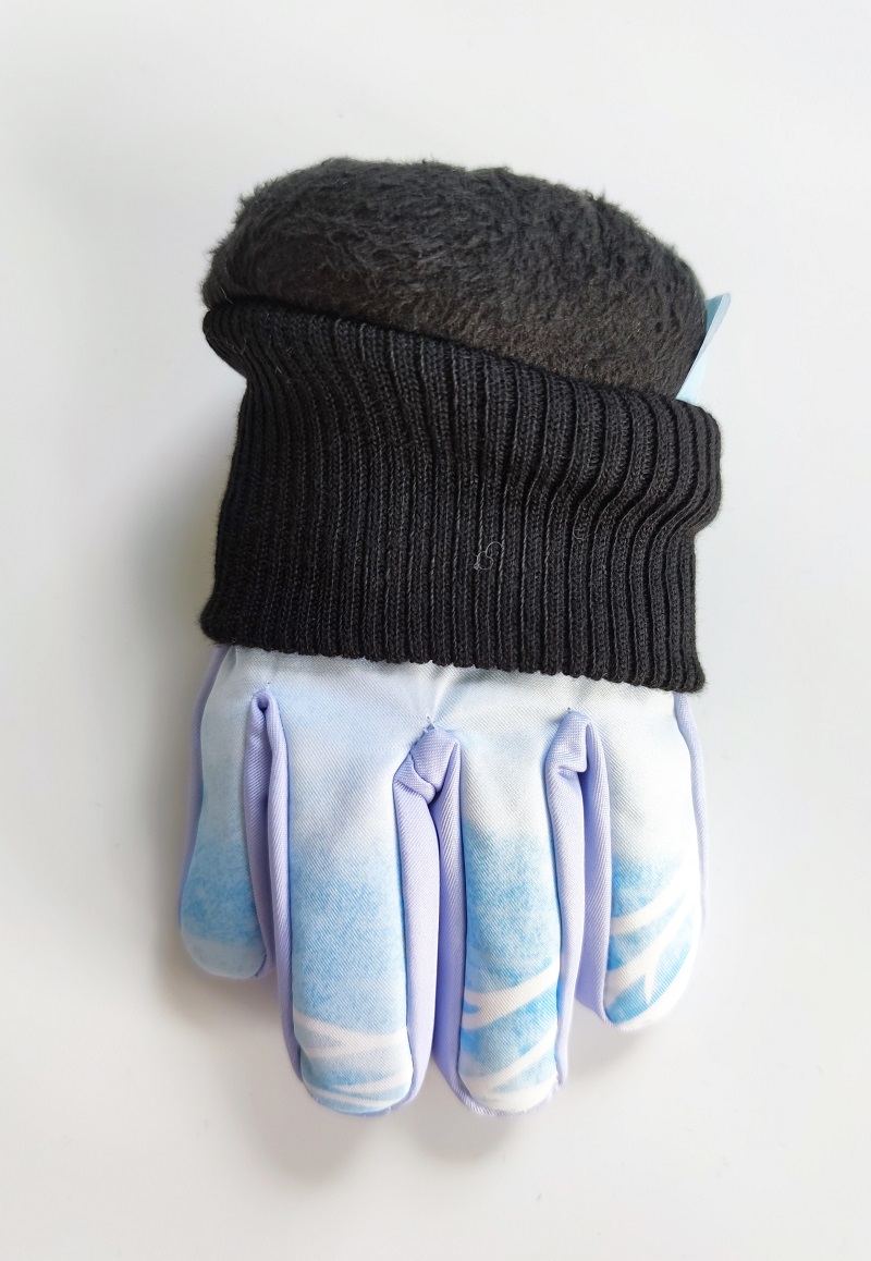 Dívčí zimní rukavice FROZEN prstové - fialové