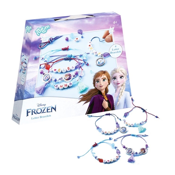 Vytvoř si náramky FROZEN s písmenky