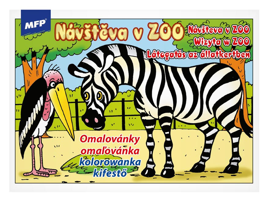 Omalovánky MFP NÁVŠTĚVA ZOO