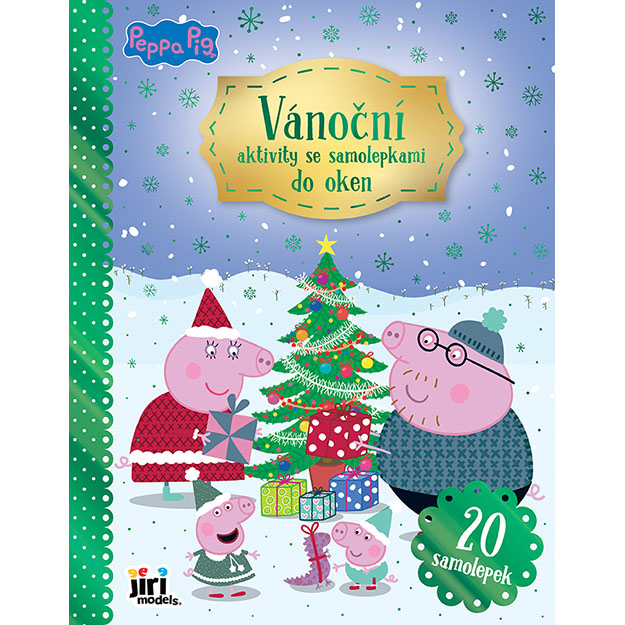 Vánoční aktivity se samolepkami PRASÁTKO PEPPA