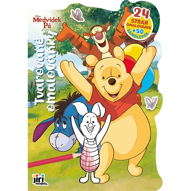Tvarované omalovánky MEDVÍDEK PÚ