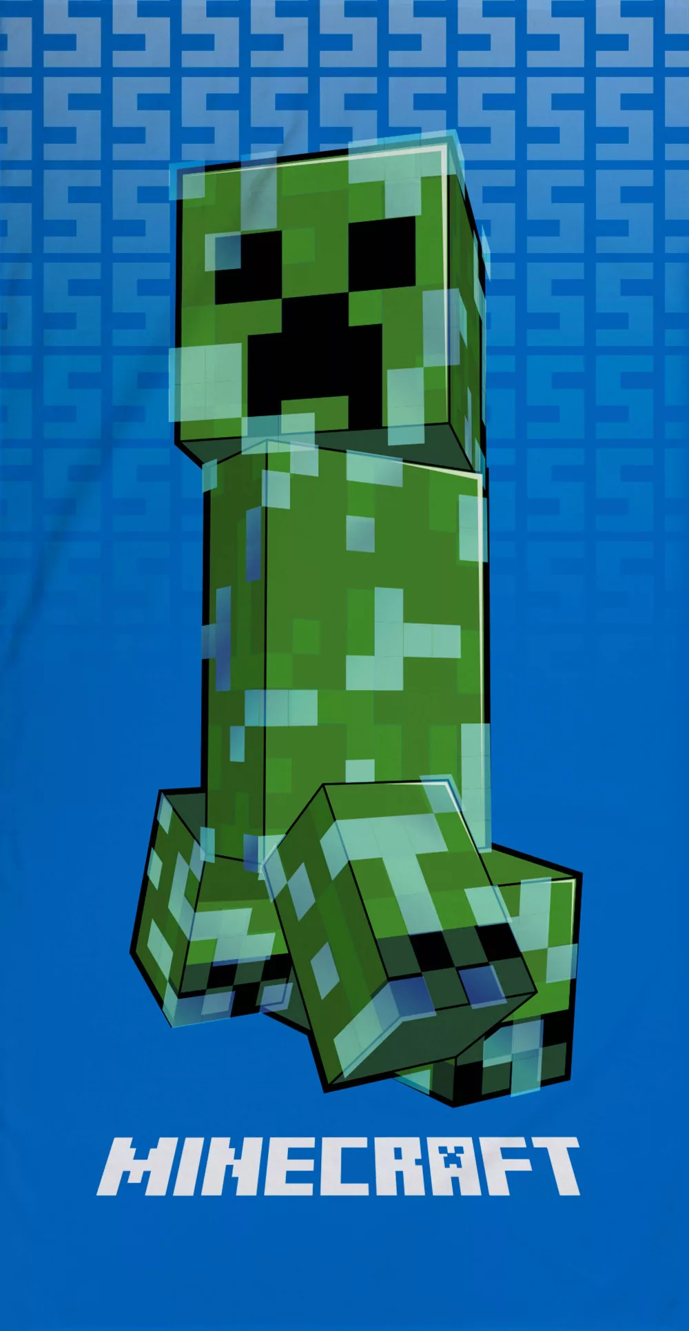 Dětská osuška MINECRAFT-modrá