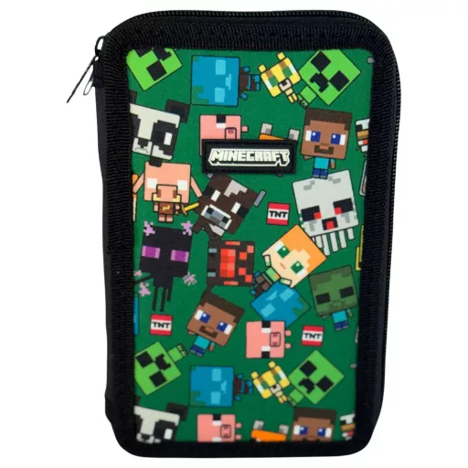Penál 3-patrový MINECRAFT - s náplní