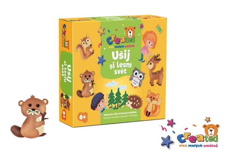 Ušij si lesní svět zvířátka kreativní sada created
