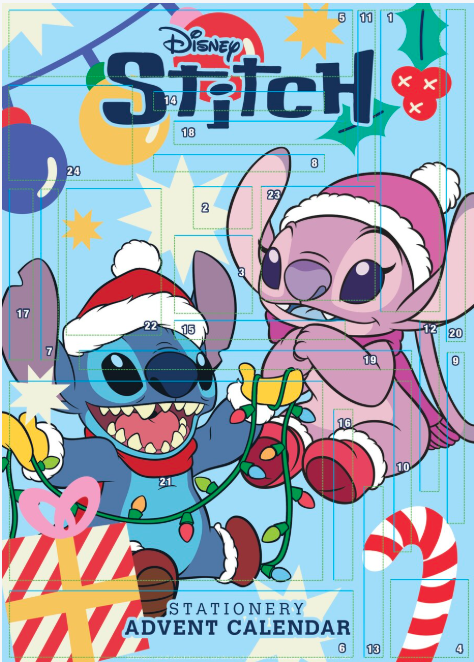 Adventní kalendář STITCH - papírenský