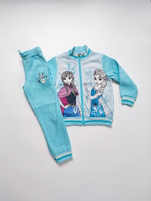 Dívčí tepláková souprava FROZEN světle modrá