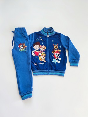 Tepláková souprava TLAPKOVÁ PATROLA tmavě modrá