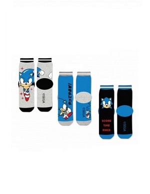 Chlapecké ponožky SONIC - 3ks B