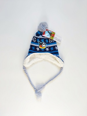 Chlapecká zimní čepice BING ušanka - modrá