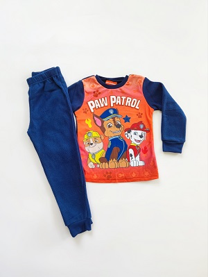 Chlapecké fleecové pyžamo TLAPKOVÁ PATROLA modré