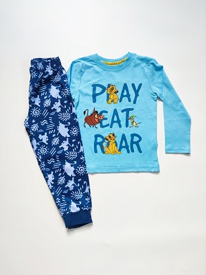 Chlapecké pyžamo LVÍ KRÁL modré