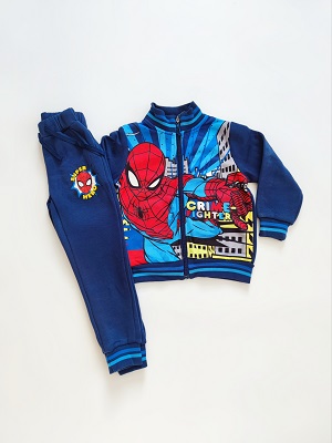Chlapecká tepláková souprava SPIDERMAN tmavě modrá