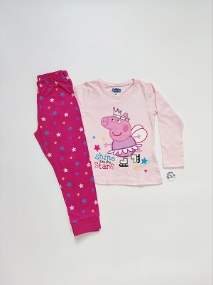 Dívčí pyžamo PRASÁTKO PEPPA růžové