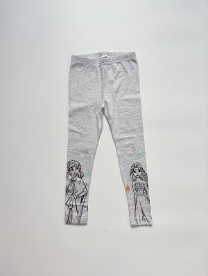Dívčí legíny FROZEN - šedé