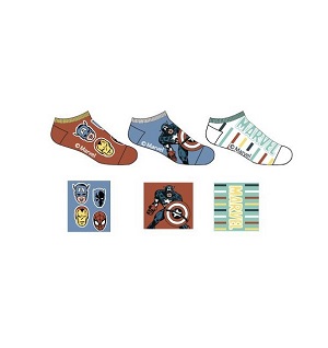 Chlapecké kotníčkové ponožky AVENGERS - 3 ks A