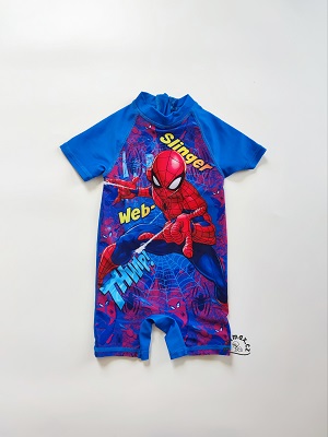 Chlapecký plavkový overal s UV ochranou SPIDERMAN
