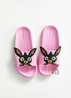 Dívčí pantofle BING - růžové