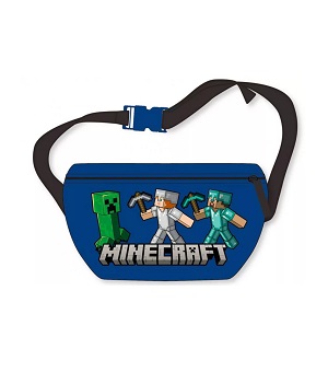 Ledvinka MINECRAFT modrá