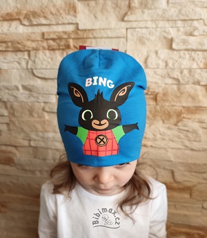 Chlapecká čepice BING modrá M2