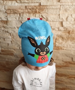 Chlapecká čepice BING světle modrá M2