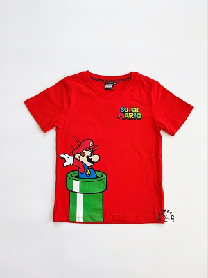 Chlapecké tričko SUPER MARIO červené