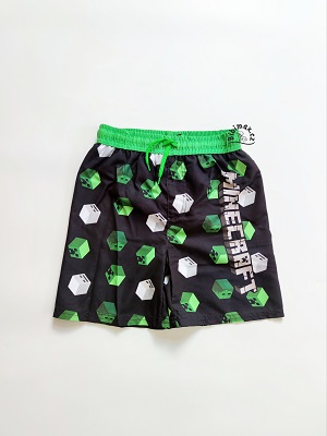 Chlapecké koupací kraťasy MINECRAFT - černé