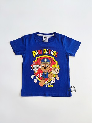 Chlapecké tričko TLAPKOVÁ PATROLA modré KR