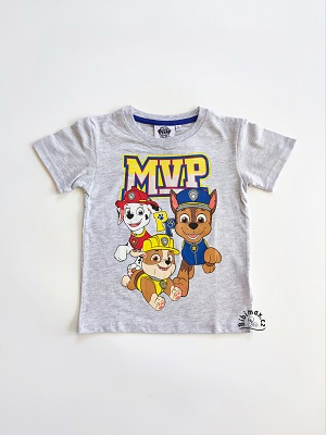 Chlapecké tričko TLAPKOVÁ PATROLA šedé KR