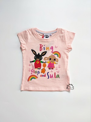 Dívčí tričko BING meruňkové KR
