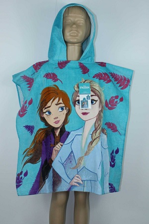 Dívčí plážové pončo disney FROZEN