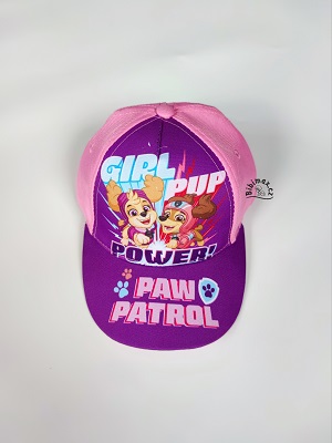 Dívčí kšiltovka TLAPKOVÁ PATROLA světle růžová - SKY a LIBERTY