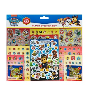 Velké nálepky TLAPKOVÁ PATROLA - 500 ks M2