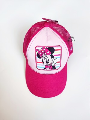 Dívčí kšiltovka se síťkou MINNIE růžová