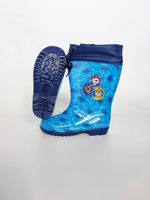 Chlapecké holínky TLAPKOVÁ PATROLA světle modré