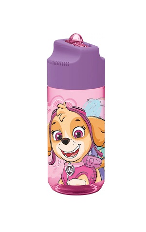 Plastová láhev na pití disney TLAPKOVÁ PATROLA 430 ml - růžová