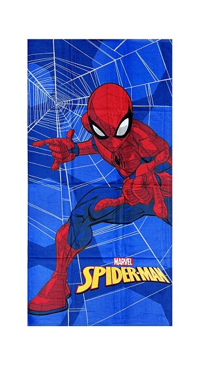 Dětská osuška SPIDERMAN modrá