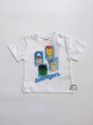 Chlapecké tričko AVENGERS bílé KR