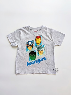 Chlapecké tričko AVENGERS šedé KR