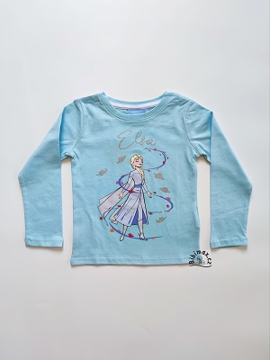 Dívčí tričko disney FROZEN 2 světle modré DR