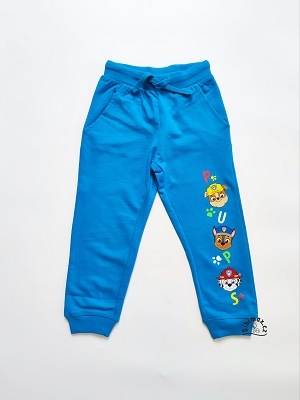 Chlapecké tepláky TLAPKOVÁ PATROLA modré