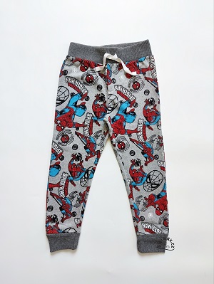 Chlapecké tepláky marvel SPIDERMAN šedé potisk