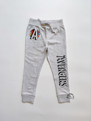 Chlapecké tepláky marvel AVENGERS světle šedé