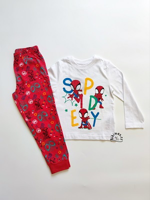 Chlapecké pyžamo SPIDERMAN - SPIDEY bílo/červené