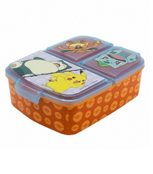 Stor dělený plastový Box na svačinu POKÉMON