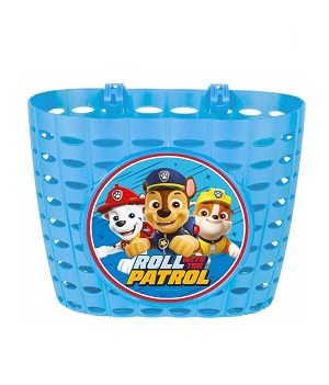 Dětský košík na kolo TLAPKOVÁ PATROLA modrý